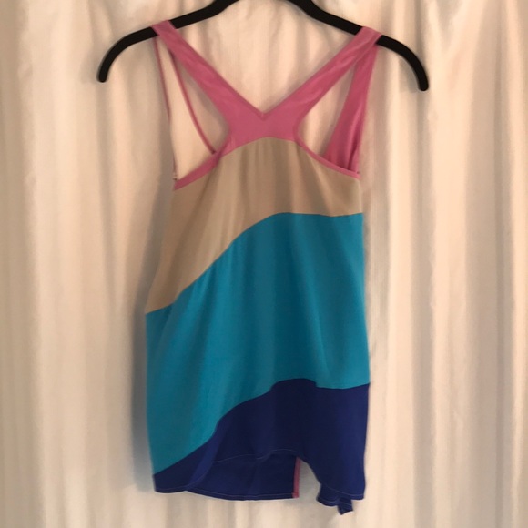 Silk color block tank size M - Picture 2 of 3